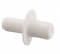 Taquet cylindrique diamètre 5 et 6mm blanc, 12 pièces - Vynex - Référence fabricant : DESTA438911