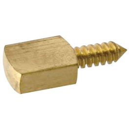 Screw-in brass cleat, 10x15, 4 pieces - Vynex - Référence fabricant : 438945