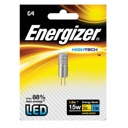 Bombilla LED de cápsula G4, 130 lúmenes, 1,8w/5w - Energizer - Référence fabricant : ES8099