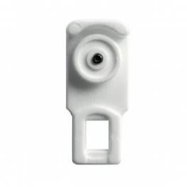 Galet suspendeur avec axe acier, 24x16 mm, blanc, 10 pièces - Cessot - Référence fabricant : 037041CT