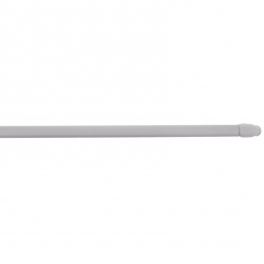 Oval rod 10x5mm, 30 to 50cm, with fixing hooks, white, 2 pieces - Cessot - Référence fabricant : 031001CT