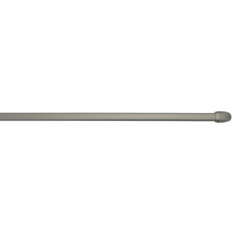 Tringle ovale 10x5 mm, 50 à 80cm, avec pitons de fixations, nickel, 2 pièces - Cessot - Référence fabricant : 031551CT