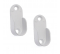 Support d'extrémité pour tube ovale de penderie, 30x15mm, blanc, 2 pièces - Cessot - Référence fabricant : CESSU132711CT