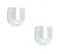Supports pour coffre volet roulant, blanc, 2 pièces - Cessot - Référence fabricant : CESSU312011CT