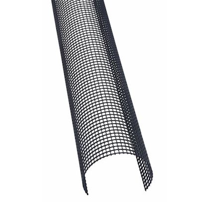 Röhrenförmiges Laubschutzgitter für Dachrinnen Typ LG25 / LG28 / LG29, 2 Meter