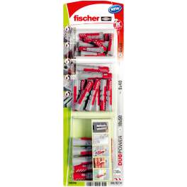 DUOPOWER plugs 6x30, 8x40, 10x50, 30 pieces - Fischer - Référence fabricant : 536248