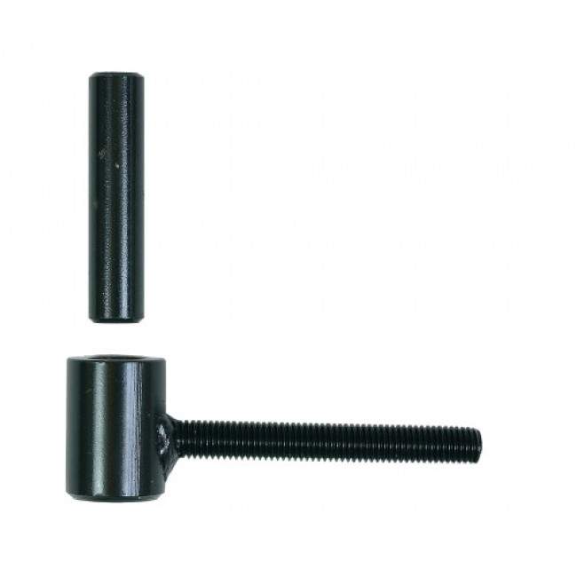 Standard shutter hinge, diameter 12mm, black
