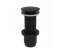 Bonde lavabo Digiclic noir, vis centrale 80mm, serrage de 5 à 87mm - Valentin - Référence fabricant : VALBO12290000500
