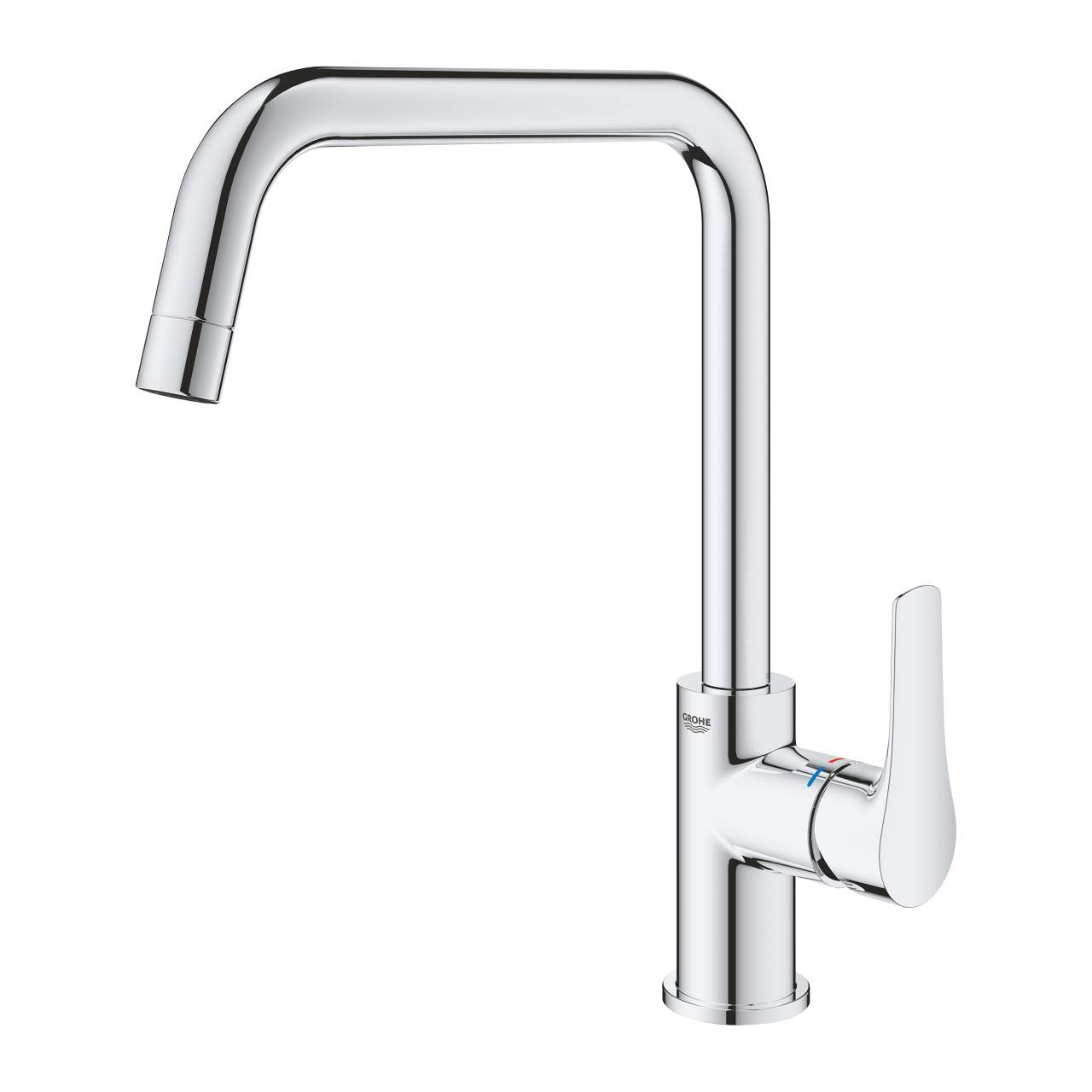 Grohe EUROSMART single lever sink mixer with high U-shaped spout