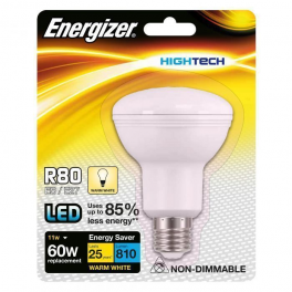 Ampoule LED réflecteur R80 E27, 810 lumens, 11W/60W - Energizer - Référence fabricant : ES13023