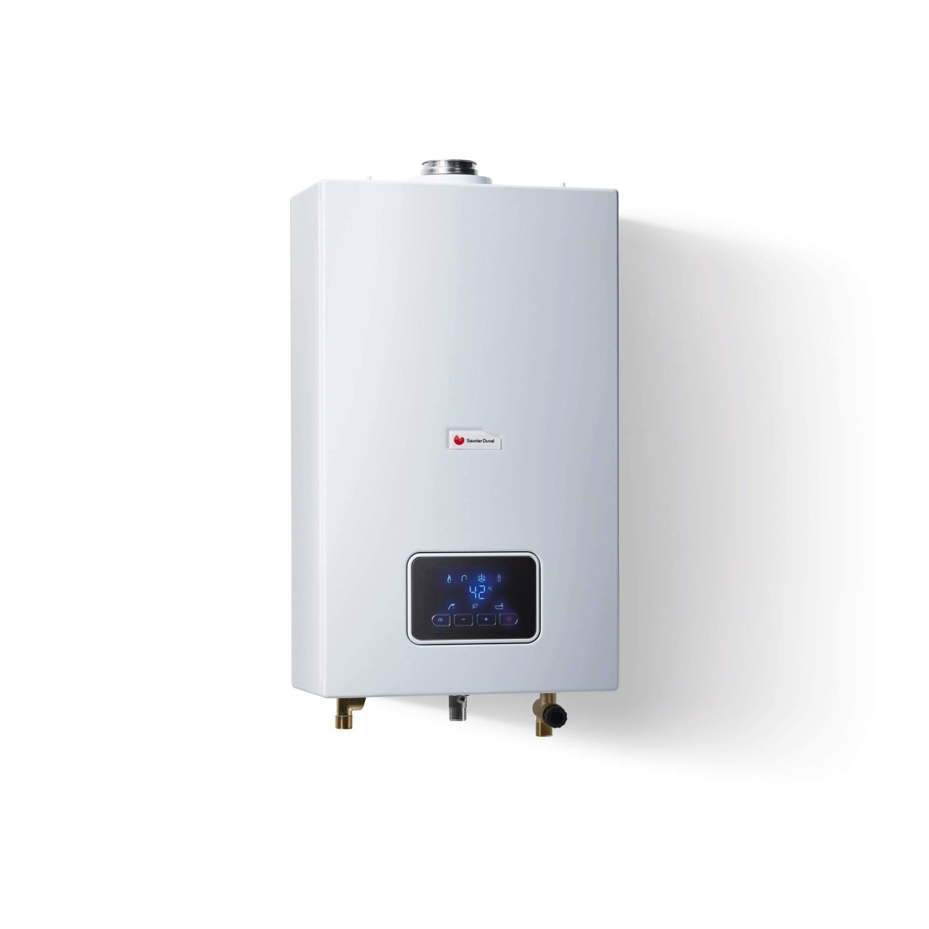 Calentador de baño Opalia F15 Low-NOX, gas embotellado (butano/propano), sin ventosa