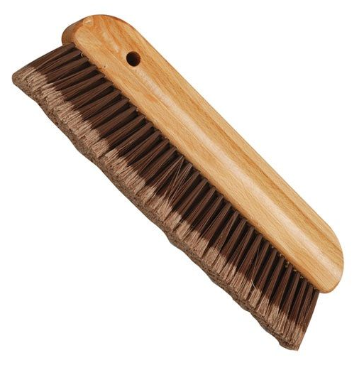 Upholstery brush with wooden handle, varnished, 30cm