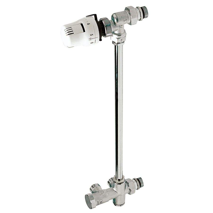 Complete set monotube with tube, for wall outlet, distance between centres 4cm