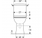 Pack WC RENOVA Comfort Rimfree, surélevé, sortie horizontale - Geberit - Référence fabricant : ALLPA501.849.01.1