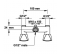 Shower mixer, 10cm distance between centres - PRESTO - Référence fabricant : PRTME70653