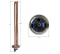 Immersion heater 1500W 30cm with flange - Cotherm - Référence fabricant : PLCREB1500