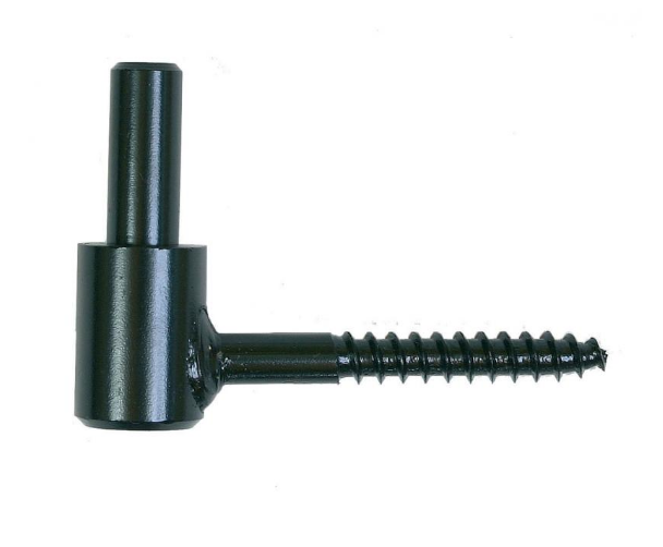 Black hinge for wooden shutter, diameter 14