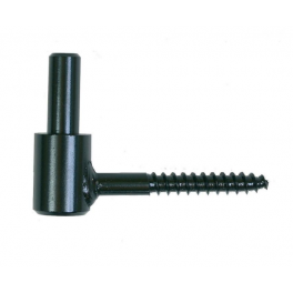 Black hinge for wooden shutter, diameter 16 - I.N.G Fixations - Référence fabricant : A856515