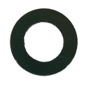 Washer 3 mm thick for hinge diameter 14mm, black, 4 pieces