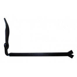 Black shutter stop to be embedded, length 130 mm, 2 pieces - I.N.G Fixations - Référence fabricant : A856910