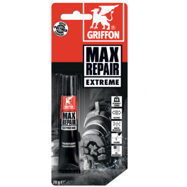 Colla estrema MAX Repair, 20g - Griffon - Référence fabricant : 6314353