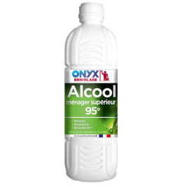 Alcool domestico superiore a 95 gradi, 1 L - Onyx Bricolage - Référence fabricant : 115055