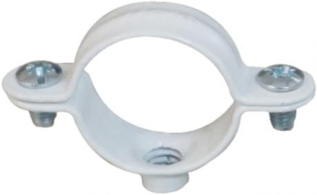 Einfaches Halsband Durchmesser 16 mm, weiße Rilsanbeschichtung, 50 Stück