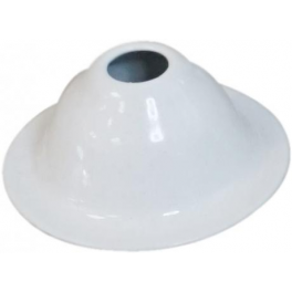 Cono de roseta diámetro 14x32 mm, recubrimiento de rilsan blanco, 50 piezas - I.N.G Fixations - Référence fabricant : A141525