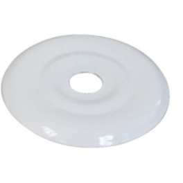 Flat rosette 32 mm diameter, white rilsan coating, 50 pieces - I.N.G Fixations - Référence fabricant : A141550