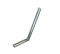 70 cm straight galvanized steel pole for gutter - Profils de France - Référence fabricant : ZINHA70
