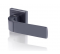 Maniglia per porta Kasa con piastra argentata, passo 195 mm, bocca di canna - Vachette - Référence fabricant : VACPOYPP7BCB