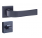 Poignée de porte carré de 7, noir, YALE Bologna, verrouillage bouton - Vachette - Référence fabricant : VACPOYPP7BCB
