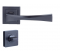 Maniglia per porta Kasa con piastra argentata, passo 195 mm, bocca di canna - Vachette - Référence fabricant : VACPOYPP7VCB