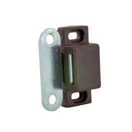 Magnetic latch brown 2kg, 46x16x15 mm, 2 pieces - CIME - Référence fabricant : CQ.711.2