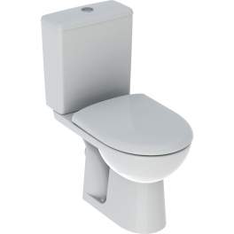 Pack WC au sol Geberit Renova Rimfree blanc, sortie horizontal, avec abattant - Geberit - Référence fabricant : 501.755.00.1