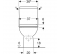  Allia Prima 6 Rimfree SH WC-Paket mit verlangsamter Schließung - Geberit - Référence fabricant : ALLPA501755001