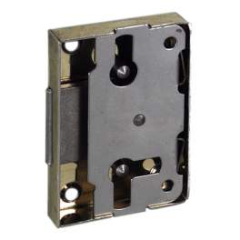 Surface-mounted lock for left, right or drawer door, L39xH55xEP9mm, nickel-plated steel. - CIME - Référence fabricant : CQ.8036.1