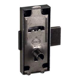 Serrure en applique pour porte gauche ou droite, clé suisse, H70xEP10mm, acier poli. - CIME - Référence fabricant : CQ.8804.1