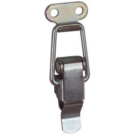 Lever lock with hook without padlock holder, 60x1.3mm, galvanized steel. - CIME - Référence fabricant : CQ.21548.1
