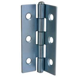 Rectangular hinge with 3 mm holes, L35 H60 mm - CIME - Référence fabricant : 51946