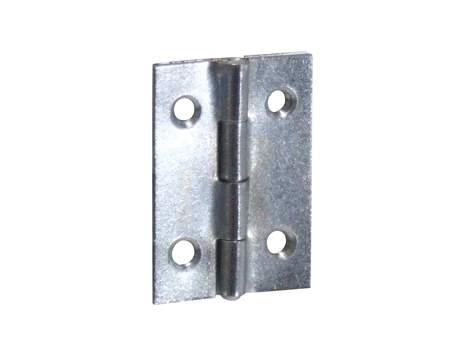 Rectangular hinge with 2 mm holes, L18 H25 mm, 4 pieces