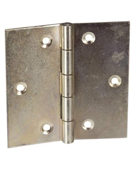 Bisagra de puerta de mueble cuadrada con agujeros de 3 mm, W70 H70