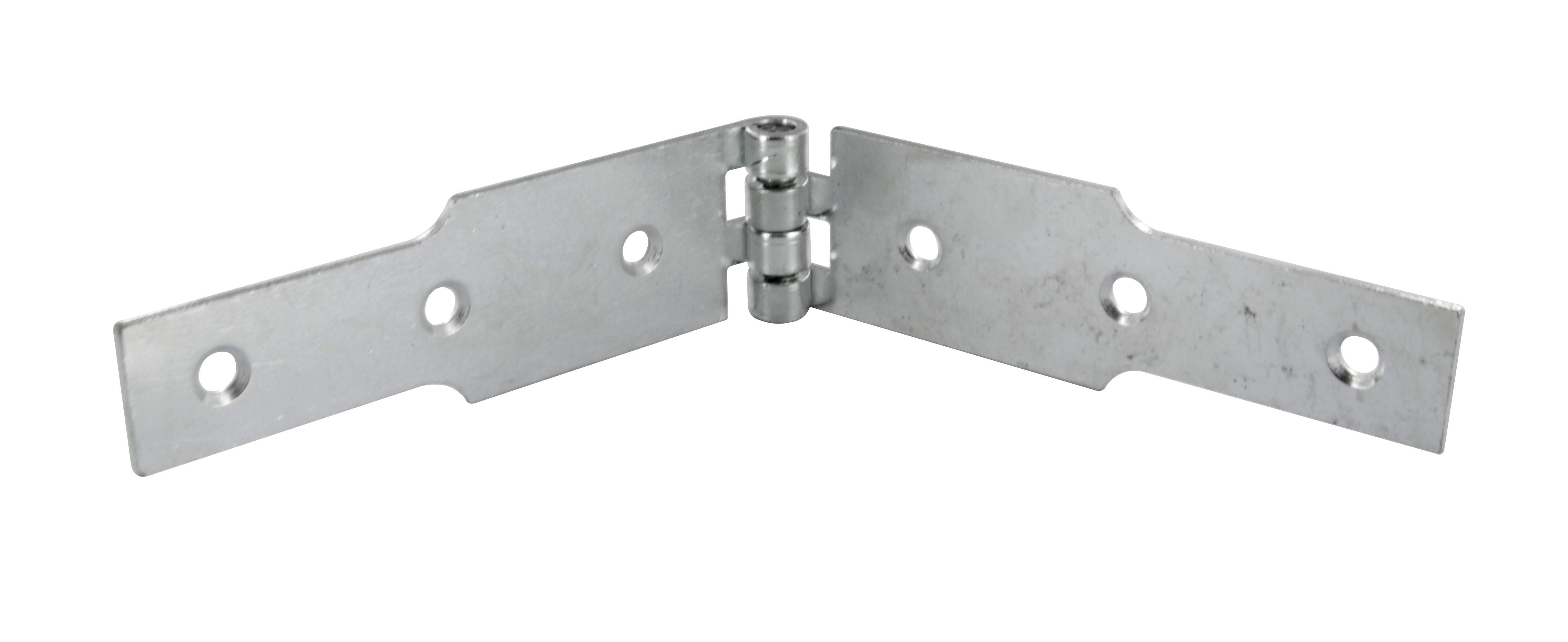 Fillet hinges for furniture, L200 H30 holes 4.5, galvanized steel