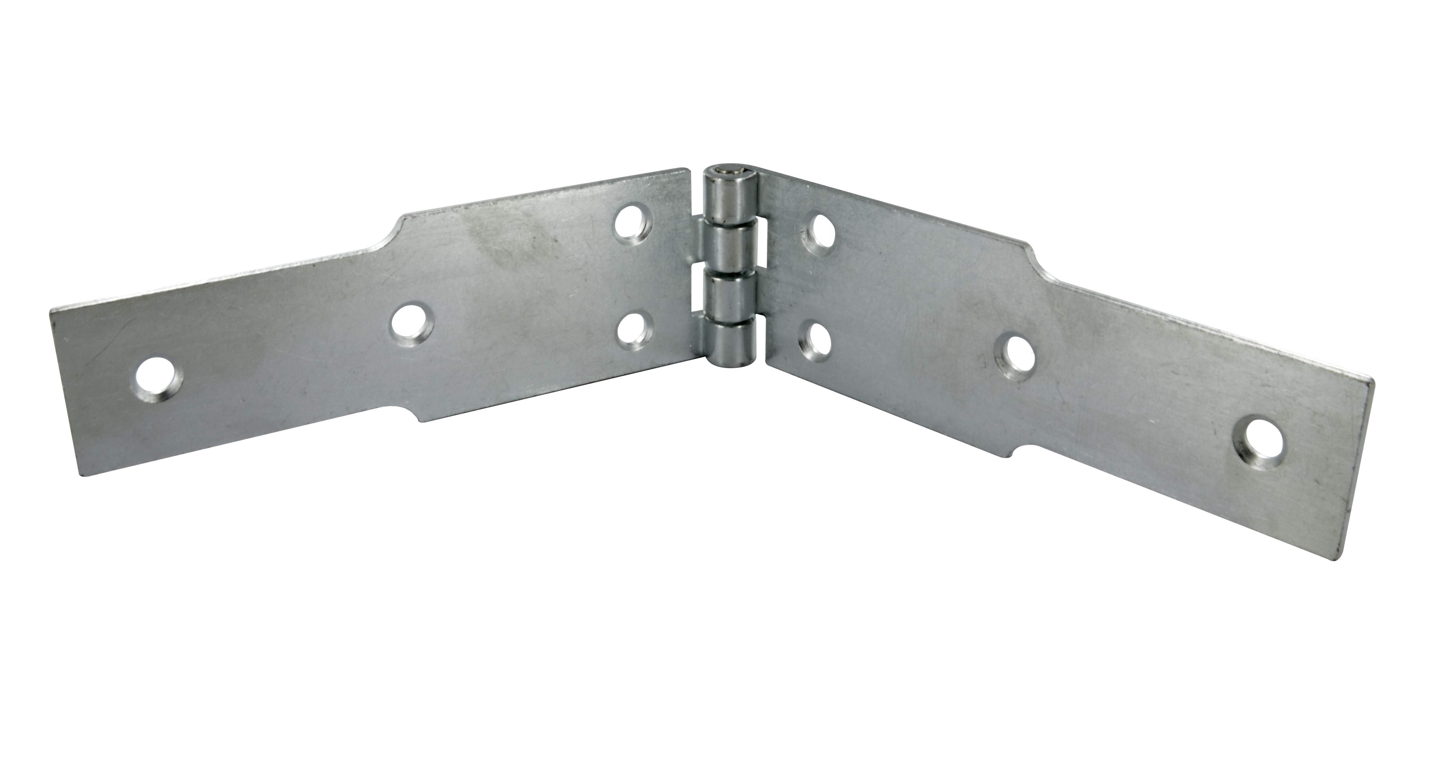 Fillet hinges for furniture, L250 H40 holes 4.5, galvanized steel