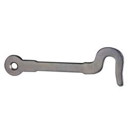 Double bevelled cabinet hook, L70xH23mm, raw steel, two pieces. - CIME - Référence fabricant : CQ.21559.2