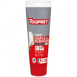 Flexible filler for interior and exterior, 330g, white - TOUPRET - Référence fabricant : 549593
