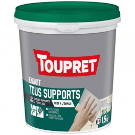 Coating for all interior and exterior surfaces, 1.5kg paste, white - TOUPRET - Référence fabricant : 546060