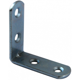 Chair bracket with round end, 40x40x15 mm, galvanized steel - CIME - Référence fabricant : 51723