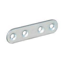 Round-ended assembly tab, galvanized steel, L60xH15xEP2 mm - CIME - Référence fabricant : 51710
