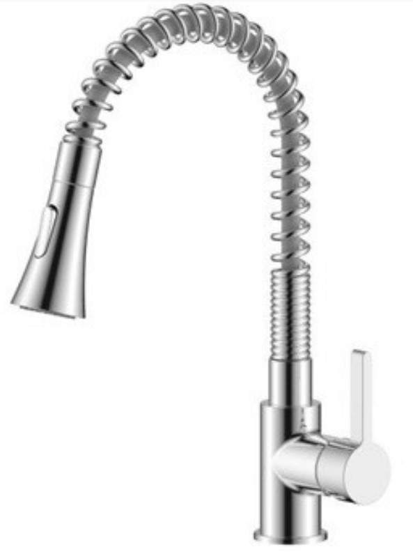 Danum single lever sink mixer with pull-out shower